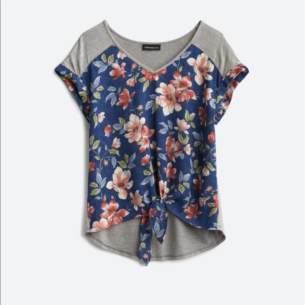 Front tie shirt